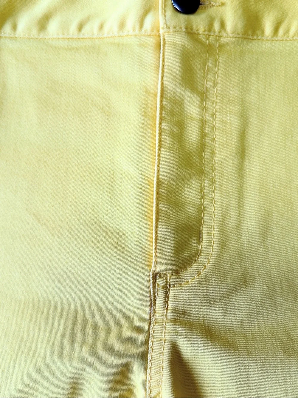 Kim Rogers Yellow High Rise Wide Leg Cropped Pants - Size 12 - Picture 7 of 9